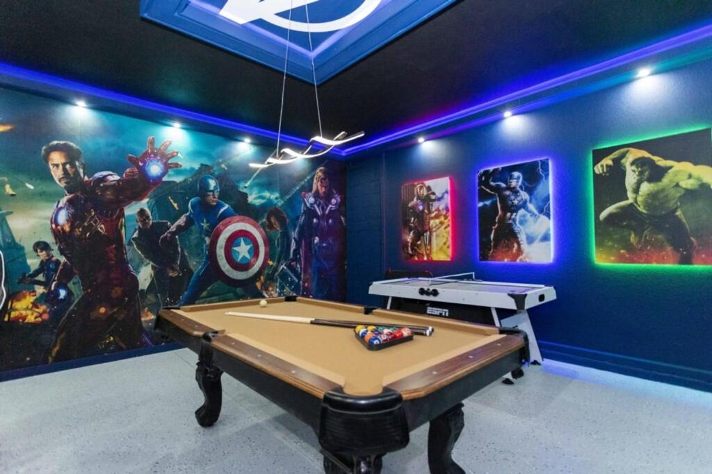 6 Bedrooms Pool And Game Room - 2 Miles To Disney 7817 オーランド エクステリア 写真