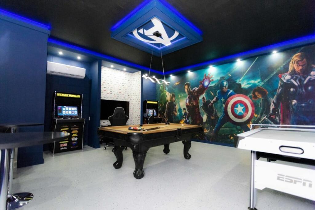 6 Bedrooms Pool And Game Room - 2 Miles To Disney 7817 オーランド エクステリア 写真