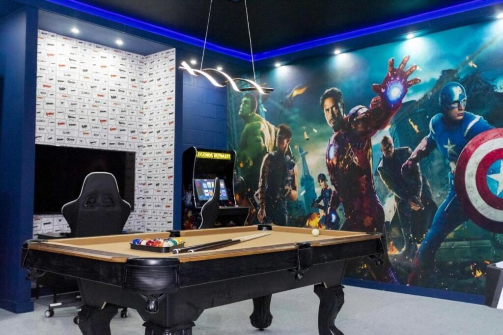 6 Bedrooms Pool And Game Room - 2 Miles To Disney 7817 オーランド エクステリア 写真